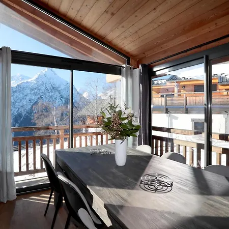 Superbe Deux Alpes Cosy Et Chaleureux 6 Personnes לס דה-אלפס